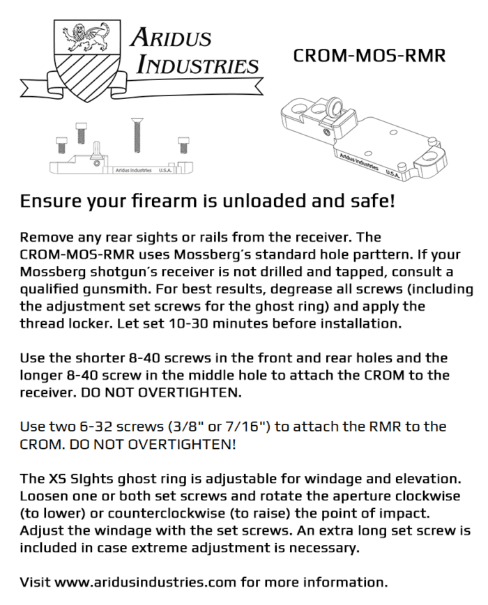 Mossberg/ Trijicon RMR CROM - Image 15