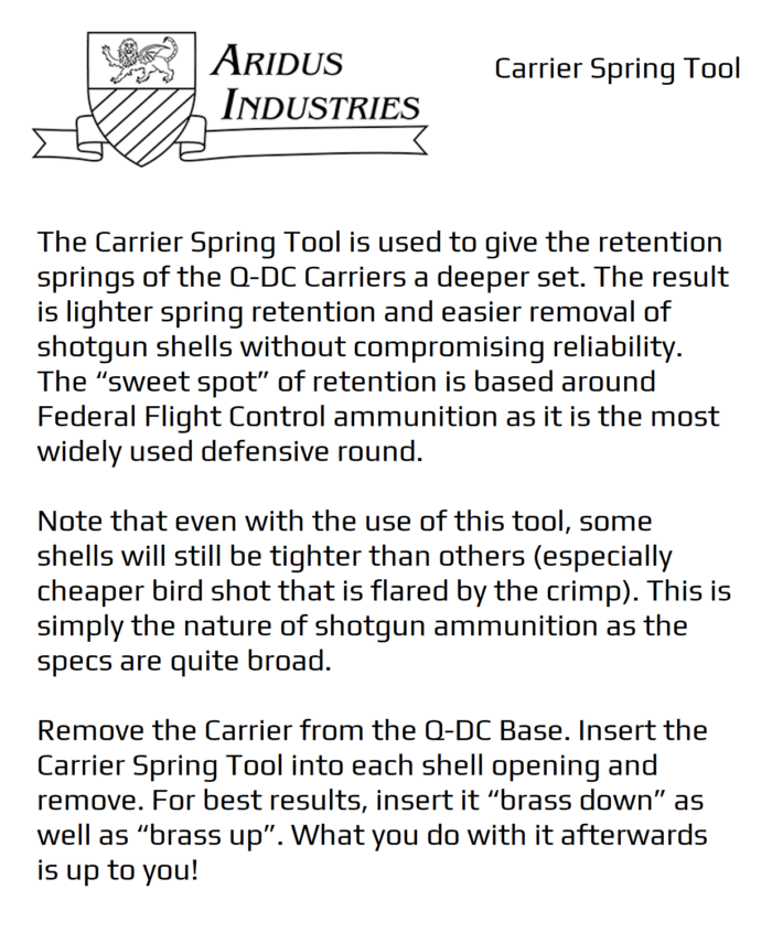 Carrier Spring Tool - Image 8